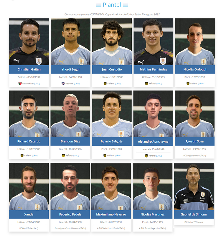 Estos son los 27 árbitros internacionales de fútbol de Uruguay para 2023