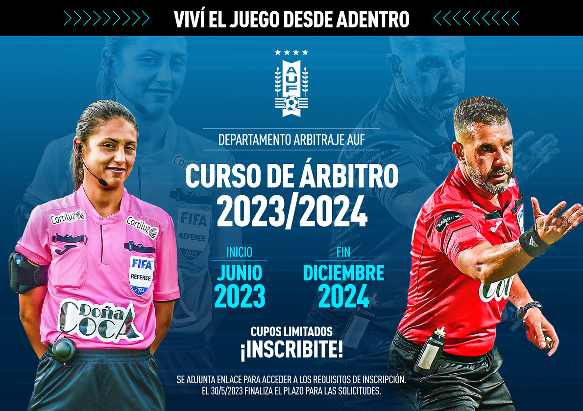 Inscripciones para el curso de árbitro de fútbol